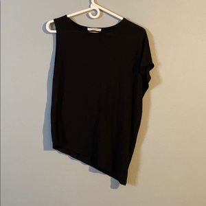 Halston heritage black shirt